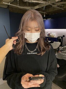 エイト 横浜店(EIGHT) レイヤー×ミルクティーベージュ