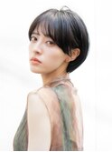 青山 表参道 ショートカット 30代40代 チョコレートブラウン