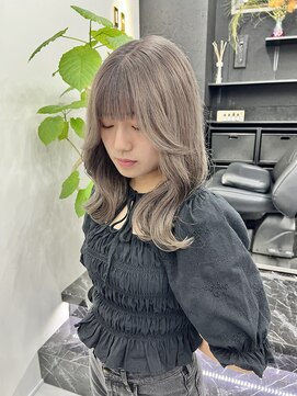 チュダック(ChuDuck) 韓国風《グレージュ》ブリーチ/ケアブリーチ/ダブルカラー