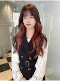 【snuw mina】インナーカラー/インナーピンク