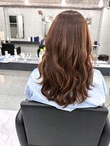 エンディアリング 東銀座(Endearing)&nbsp;黒髪/グレーベージュ/レイヤーロング/前髪パーマ/銀座/東銀座