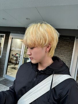 ハイバレーヘアーメゾン(HIGH VALLEY HAIRMAISON) ブランドヘアメンズマッシュウルフ男前性格No. 1岡山南中央町