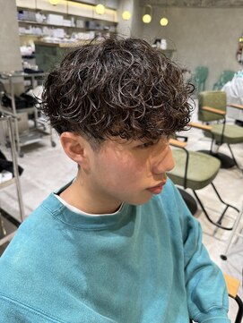 ゼスト リル 新宿(ZEST lill) 波巻きパーマ マッシュパーマ 刈り上げマッシュ 新宿