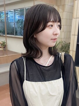 パークレーン アイス イヴェン(park lane ICI yeven) ブリーチなしカラー グレージュ 地毛風カラー ミディアムrena