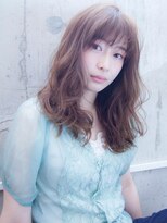 ジェニーバイメノン(JENNIE by Menon)&nbsp;アッシュブラウン×レイヤー×リバースカール