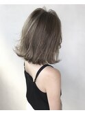 ハイライト×アッシュベージュ