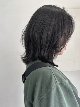 キャンバス バイ ネオリーブ 横浜西口(Canvas by neo.) 肩ボブレイヤー たっぷりレイヤー 艶髪 地毛 バッサリカット