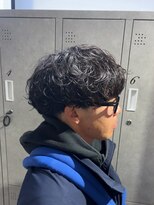 テクト バイアッシュ 吉祥寺店(Tect by Ash)&nbsp;無造作シャドウパーマツーブロック刈り上げマッシュ