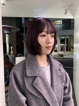 フィルムス 表参道(FILMS) ココアベージュ/黒髪/クラゲヘアー/オリーブグレー/ボブ/表参道