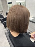 ボブ×ベージュカラーダブルカラー成増