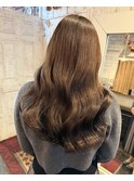 ブリーチなしカラー/グレージュカラー/たぷんとカット/渋谷