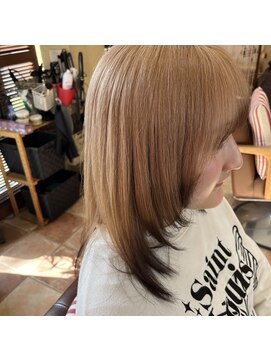 スナッグバイミュゼ(SNUG*musee) レイヤーカット/裾カラー/30代/40代/50代