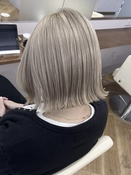 コト 福井大和田店(coto) 福井　大和田　ハイトーンカラー　ホワイトシルバー　外国人風