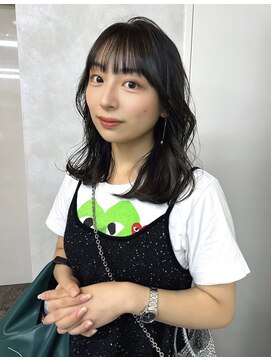 キイ ギンザ(k.e.y GINZA) グレージュカラー/前髪カット/顔まわりカット