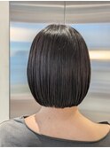 秋冬オススメ！20代30代かわいい切りっぱなしボブ