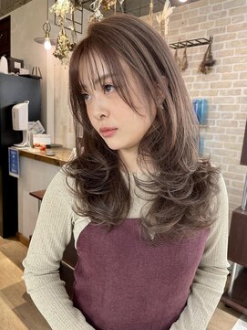 ステア メゾン(stir maison) 透明感ブラウン×ふんわりレイヤー大人ロング吉祥寺