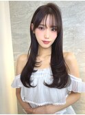 オリーブグレー/ボブ/顔周り/小顔/レイヤー/髪質改善/縮毛矯正
