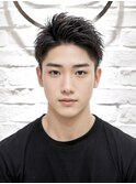 黒髪◎ショートツーブロック七三短髪
