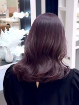 リー 梅田(Lee)&nbsp;jrカラーリスト/fuuka/ブリーチ1回～/暗めラベンダー/髪質改善