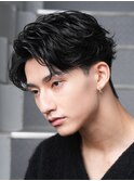 梅田メンズパーマフェザーパーマシャドウパーマセンターパート