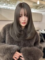 ミル 心斎橋(MIL)&nbsp;グレージュ/レイヤーカット/ワンカール/髪質改善【心斎橋】