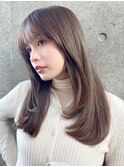 顔周りレイヤー/韓国レイヤー/ミディアムレイヤー/郡山開成