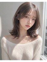 ネウィ 広島(newi) 美髪レイヤーカット/顔まわりレイヤー/くびれミディアムレイヤー