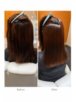 ビーアップヘアー(be:up hair) うねり広がりを抑える縮毛矯正