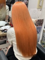 トーキョー オタクヘアー(TOKYO OTAKU HAIR) 夏におすすめ!ペールオレンジカラー