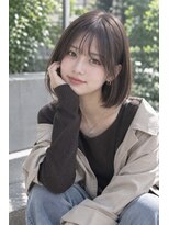 ロティー 天神(loty) 切りっぱなしボブ 小顔 似合わせ 透明感カラー 天神