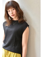 cie hair.オシャレ,波巻き,透明感,ラフ,カジュアル,スタイル