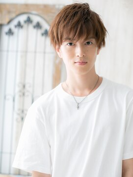 グルーミングサロン バーバー キャッスル 北浦和西口(Grooming salon Barber Castle) 明るめカラーの無造作ショートe