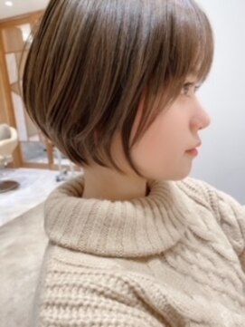 アリエッタ ギンザツー(ARIETTA GINZA2) 小顔になれる丸みショート/大人ガーリー/ニュアンスカラー/冬