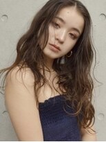 ソルトウォーター(SALT WATER)&nbsp;グレージュ　外国人風　ハイライトカラー