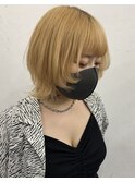 【Anli】ウルフカット×ブロンド