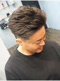 かき上げショート 外国人風