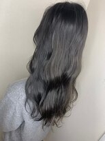 モルニ(MORNI)&nbsp;ブルージュカラー_マロンベージュ Aラインボブ かきあげ