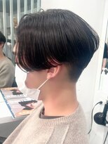 バイフィフス 原宿/表参道(by fifth)&nbsp;ナチュラルセンターパート/ニュアンスパーマ/ツーブロ