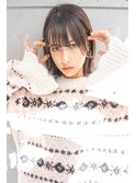 sungoose　ショートボブニュアンスカラーセンターパート