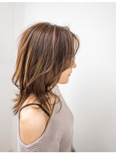 フォルムヘアデザイン 足利店(FORME hair design) 《FORME  director 谷津》韓国風くびれミディアム20代30代