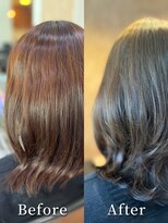 アークスヘアー&nbsp;大人可愛いアッシュカラーイルミナカラー透明感ナチュラル