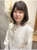 レイヤーボブ×ショコラアッシュ