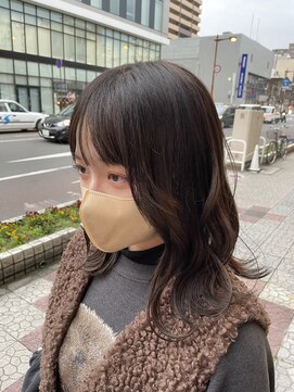 ボアップ(boappu) #ブリーチなし #ブラウンカラー #イルミナカラー #透明感カラー