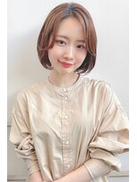 エフ コレクション 摂津店(F collection)&nbsp;【F-collection】ハイライトグラデーションボブ*グレージュ