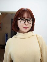 繭 大人bob×シースルーバング