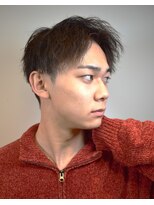 フリーク バーバーショップ 都島店(FREAK BARBER SHOP) アップバングショート【ツーブロック刈り上げ黒髪短髪】