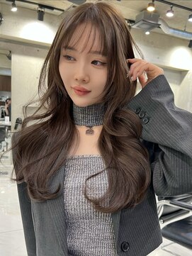 サイン 表参道(SIGN) 韓国ヘアイメチェンハッシュカット似合わせカットレッドブラウン