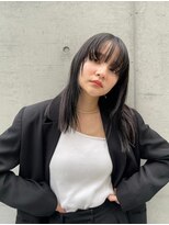 ロマリア(Lomalia)&nbsp;【Lomalia表参道】切りっぱなし/フルバング/黒髪/イメチェン