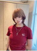 ミルクティーベージュ×ブラック