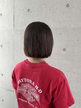 アチーブ ヘア デザイン(achieve hair design) ボブスタイル暗髪☆大人可愛い×切りっぱなし10代20代30代40代